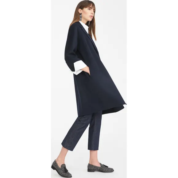 麦丝玛拉/Max Mara 深蓝色 大衣 9016189906012
