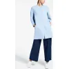 麦丝玛拉/Max Mara 浅蓝色 大衣 9081047106016
