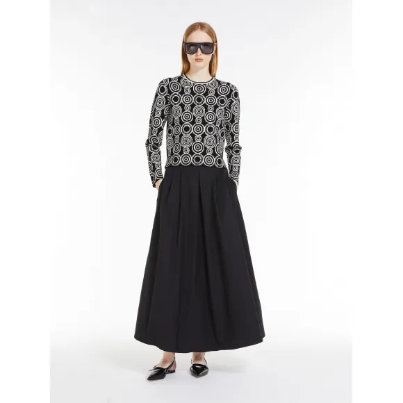麦丝玛拉/Max Mara 褶裥罗缎半身裙 9101034106001