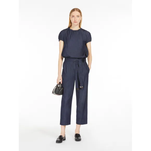 麦丝玛拉/Max Mara [Amour] 纯棉牛仔长裤 9186014206001