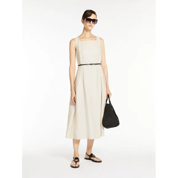 麦丝玛拉/Max Mara 配腰带亚麻连衣裙 9221064306004