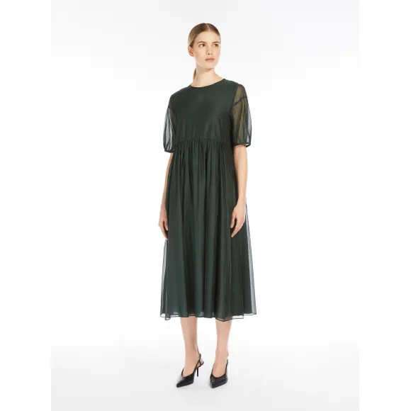 麦丝玛拉/Max Mara [Fatoso] 棉丝透明纱连衣裙 9226084206010