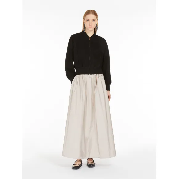 麦丝玛拉/Max Mara [Levy] 麂皮短款飞行员夹克 9446014106002