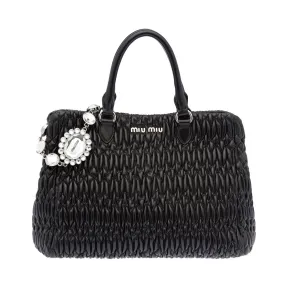 缪缪/Miu Miu Miu Miu 经典仿水晶手袋 5BA958_FVJ_F0002