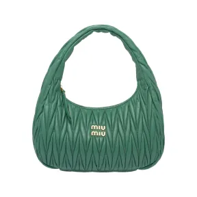 缪缪/Miu Miu Wander 马特拉塞凸纹纳帕皮革流浪包 5BC108-N88-F0092