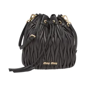 缪缪/Miu Miu 软羊革水桶包 5BE014_N88_F0002