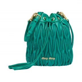 缪缪/Miu Miu 软羊革水桶包 5BE014_N88_F0MYE