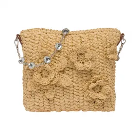 缪缪/Miu 仿水晶刺绣羊毛长裤 MP1357-1V7X-F0002