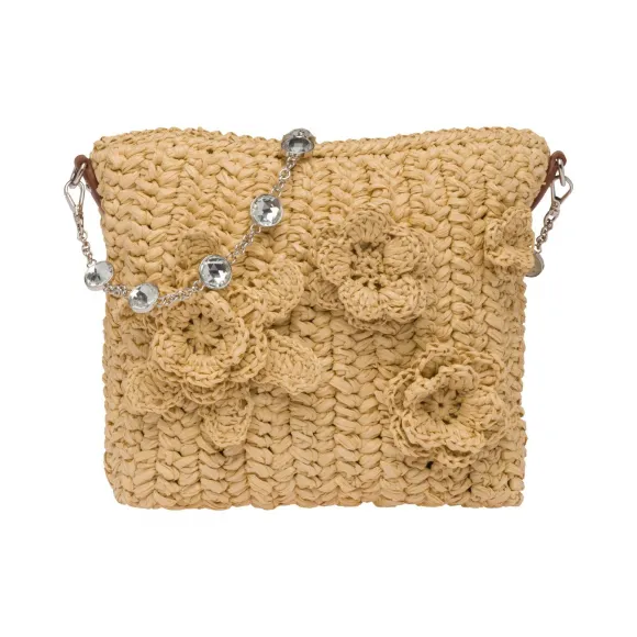 缪缪/Miu 仿水晶刺绣羊毛长裤 MP1357-1V7X-F0002