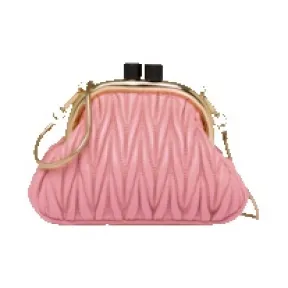 缪缪/Miu Miu Miu Belle 纳帕皮革迷你包 5BP016-N88-F0028-V-OOO