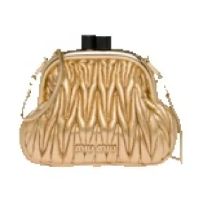 缪缪/Miu Miu Miu Belle 纳帕皮革迷你包 5BP016-N88-F0522-V-OOO