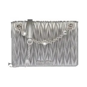 缪缪/Miu Miu Matelassé 软羊革仿水晶迷你手袋 5BP065-2CE3-F0118-V-OOO