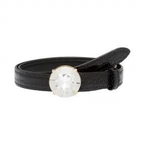 缪缪/Miu Miu 鳄鱼皮印花皮革腰带 5CC409_2B8G_F0002