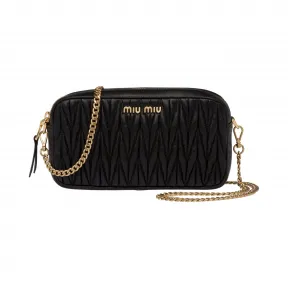 缪缪/Miu Miu Matelassé 皮革迷你包 5DH038_N88_F0002