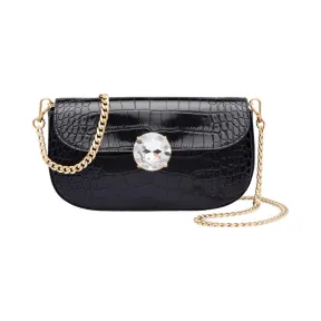 缪缪/Miu Miu 鳄鱼皮压纹印花迷你手袋 5DH047_2B8G_F0002