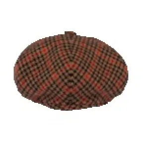 缪缪/Miu Miu 格纹设得兰羊毛贝雷帽 5HC075-1V7U-F0005