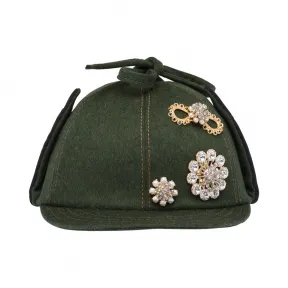 缪缪/Miu Miu 装饰元素布帽 5HC187_180_F0161