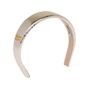 缪缪/Miu Miu 艾尔斯皮革头带 5IH025-2AMP-F0846