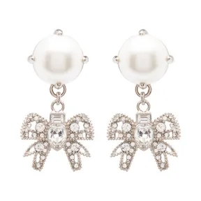 缪缪/Miu Miu Micro Bow Jewels 蝴蝶结装饰耳环 5JO559_2D4Z_F0QCD