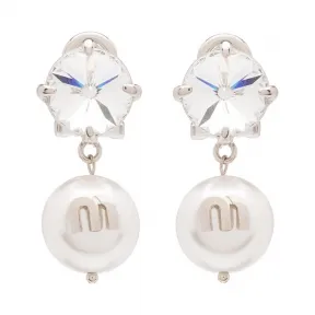 缪缪/Miu Miu Solitaire Jewels 耳环 5JO561_2D4Y_F0ZJJ