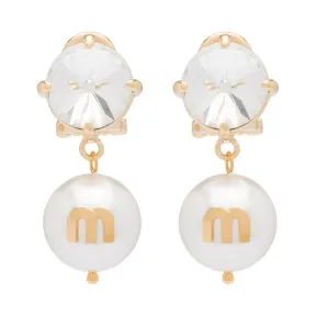 缪缪/Miu Miu Solitaire Jewels 耳环 5JO561_2D4Y_F0ZJK