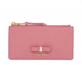 缪缪/Miu Miu Madras 皮革零钱包 5MB006_2D7A_F0028