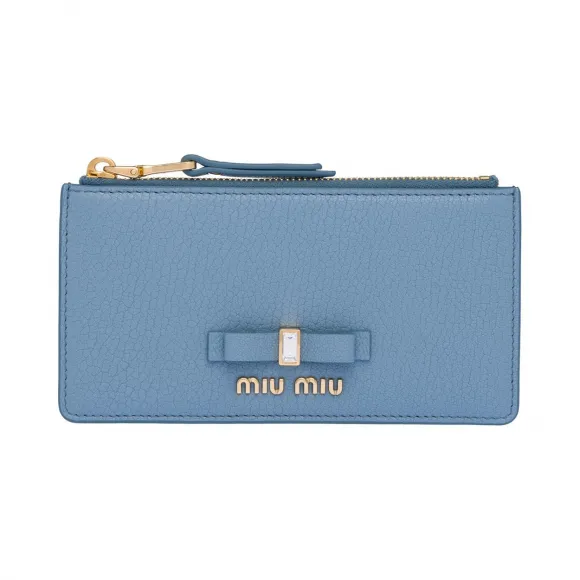 缪缪/Miu Miu Madras 皮革零钱包 5MB006_2D7A_F0637