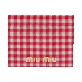 缪缪/Miu Miu 印花皮革卡片夹 5MC002-54V-F0976