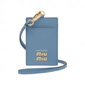 缪缪/Miu Miu 马德拉斯皮革徽章夹 5MC016-2AJB-F0637