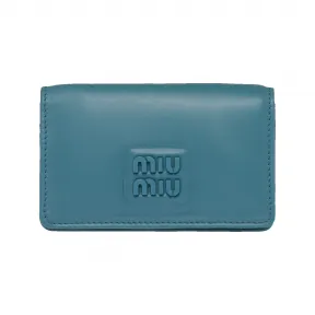 缪缪/Miu Miu 海蓝色 皮革卡夹 5MC122-2F8K-F0F16