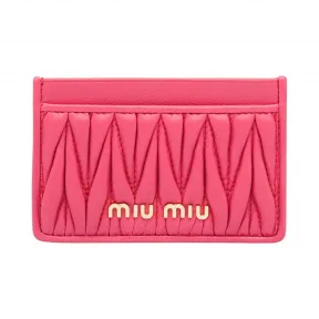 缪缪/Miu Miu 皮革卡片夹 5MC208_N88_F01BK