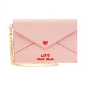 缪缪/Miu Miu Love标识皮革信封包 5MF001_2BC3_F0615