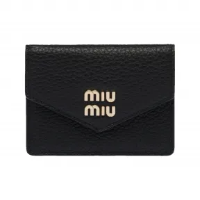 缪缪/Miu Miu 黑色 皮革卡夹 5MF031-2DT7-F0002