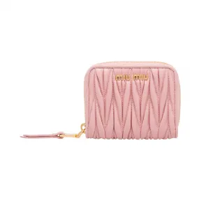 缪缪/Miu Miu 软羊革零钱包 5MM268_N88_F0615