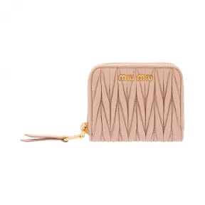 缪缪/Miu Miu 软羊革零钱包 5MM268_N88_F0770