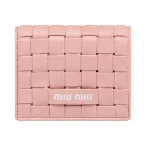 缪缪/Miu Miu 编织软羊革钱夹 5MV204_2D8K_F0615