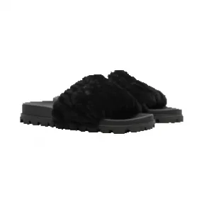 缪缪/Miu Miu 羊皮毛拖鞋 5XX522-2DNU-F0002-F-D010