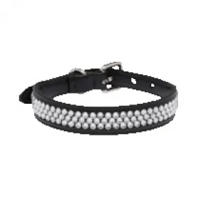 缪缪/Miu Miu 皮革和缎面宠物项圈 5YC021-2D5H-F0002