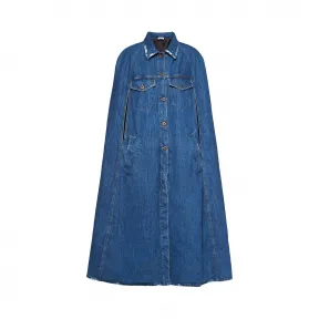 缪缪/Miu Miu 蓝色丹宁大衣 GWS100_XIU_F0008
