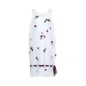 缪缪/Miu Miu 蝉翼纱连衣裙 MF3495_1VJN_F0009