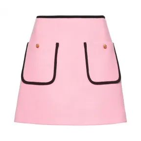 缪缪/Miu Miu 羊毛针织半身裙 MG1307_1VE9_F0028