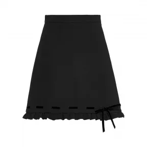 缪缪/Miu Miu 卡迪和天鹅绒半身裙 MG1325_1JTH_F0002