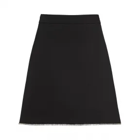 缪缪/Miu Miu 呢绒半身裙 MG1345_1V7X_F0002