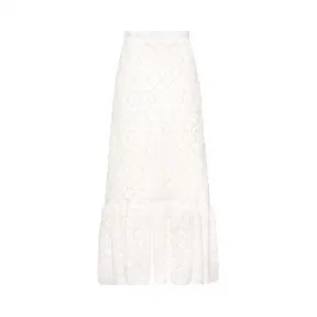 缪缪/Miu Miu 花边玫瑰长裙 MG1442-1DS9-F0009