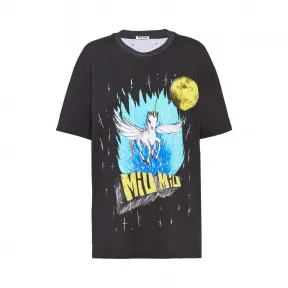 缪缪/Miu Miu Miu Miu Fantasy 平纹针织T 恤 MJN144_1UE9_F0002