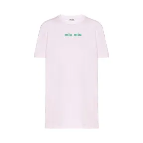 缪缪/Miu Miu 平纹针织T 恤 MJN154_1VRP_F0028