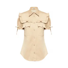 缪缪/Miu Miu 斜纹布衬衫 MK1400_672_F0241