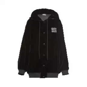 缪缪/Miu Miu 天鹅绒帽衫 ML813-1Z9Y-F0002