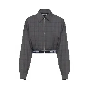 缪缪/Miu Miu 威尔士亲王格夹克 ML830-10KS-F0480