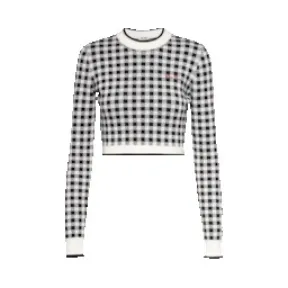 缪缪/Miu Miu 羊毛圆领毛衣 MML433-1VS9-F0002